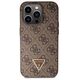 Original Case APPLE IPHONE 15 PRO Guess Hardcase Crossbody 4G Metal Logo (GUHCP15LP4TDSCPW) brown 3666339146962