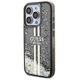 Original Case APPLE IPHONE 15 PRO Guess Hardcase Liquid Glitter Gold Stripes (GUHCP15LLFCSEGK) black 3666339223540