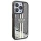 Original Case APPLE IPHONE 15 PRO Guess Hardcase Liquid Glitter Gold Stripes (GUHCP15LLFCSEGK) black 3666339223540