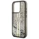 Original Case APPLE IPHONE 15 PRO Guess Hardcase Liquid Glitter Gold Stripes (GUHCP15LLFCSEGK) black 3666339223540