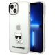 Original Case IPHONE 14 PLUS Karl Lagerfeld Hardcase Choupette Body transparent 3666339076528