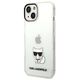 Original Case IPHONE 14 PLUS Karl Lagerfeld Hardcase Choupette Body transparent 3666339076528