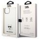 Original Case IPHONE 14 PLUS Karl Lagerfeld Hardcase Choupette Body transparent 3666339076528