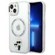 Original Case IPHONE 14 PLUS Karl Lagerfeld Hardcase Iconic Karl&Choupette Magsafe (KLHMP14MHNKCIT) transparent 3666339087616