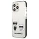 Original Case IPHONE 13 PRO MAX Karl Lagerfeld Hardcase Karl & Choupette white 3666339048631