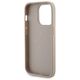 Original Case APPLE IPHONE 15 PRO Guess Hardcase Perforated 4G Glitter (GUHCP15LPSP4LGD) gold 3666339151584