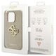 Original Case APPLE IPHONE 15 PRO Guess Hardcase Perforated 4G Glitter (GUHCP15LPSP4LGD) gold 3666339151584