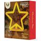 Neon Wood Stand LED STAR warm white FLNW04 Forever Light 5900495268624