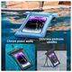 Case 7" USAMS Waterproof Case (YD011) blue 6958444903156