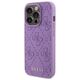 Original Case APPLE IPHONE 15 PRO MAX Guess Hardcase Leather 4G Stamped (Guhcp15xp4epmu) purple 3666339150471