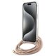 Original Case APPLE IPHONE 15 PRO MAX Guess Hardcase Crossbody Cord 4G Print (GUHCP15XHC4SEP) pink 3666339148379