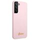 Original Case SAMSUNG GALAXY S22+ PLUS Guess Hardcase Silicone Script Metal Logo (GUHCS22MLSLMGLA) purple 3666339042516