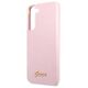 Original Case SAMSUNG GALAXY S22+ PLUS Guess Hardcase Silicone Script Metal Logo (GUHCS22MLSLMGLA) purple 3666339042516