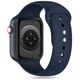 Strap for APPLE WATCH 4 / 5 / 6 / 7 / 8 / 9 / SE / ULTRA 1 / 2 (42 / 44 / 45 / 49 MM) Tech-Protect Silicone Storm Blue 5906302310029
