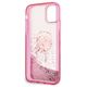Original Case IPHONE 11 / XR Karl Lagerfeld Hardcase Liquid Glitter Karl Head (KLHCN61LNKHCP) pink 3666339375867