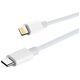 Maxlife MXUC-05 cable USB-C - Lightning 1,0 m 20W white 5900495916884