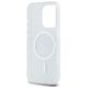 DKNY case for iPhone 15 Pro 6,1&quot; DKHMP15LHRHSEB niebieska HC Magsafe pc tpu repeat texture pattern w stripe 3666339267834