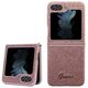 Original Case SAMSUNG GALAXY Z FLIP 5 Guess Hardcase Glitter Script (GUHCZF5HGGSHP) pink 3666339173999