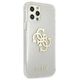 Original Case IPHONE 12 PRO MAX Guess Hard Case Glitter 4G Big Logo (GUHCP12LPCUGL4GTR) transparent 3666339004941