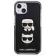 Original Case IPHONE 13 Karl Lagerfeld Hardcase Karl&Choupette Head black 3666339048655