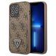 Case IPHONE 13 PRO Guess Hardcase 4G Triangle Logo Cardslot (GUHCP13LP4TPW) brown 3666339048228