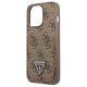 Case IPHONE 13 PRO Guess Hardcase 4G Triangle Logo Cardslot (GUHCP13LP4TPW) brown 3666339048228